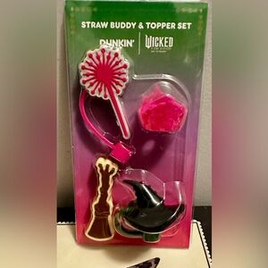 Dunkin’ Wicked For Good Straw Buddy & Topper Set Limited Edition